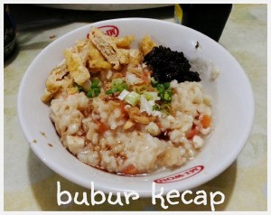 bubur kecap